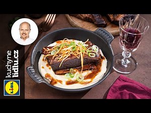 Hovězí žebra na víně s česnekem - Roman Paulus - RECEPTY KUCHYNĚ LIDLU