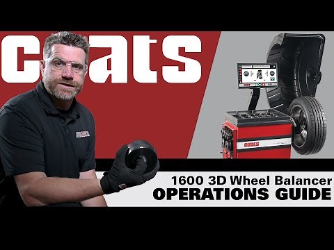 COATS 1600 Balancer | How to Use