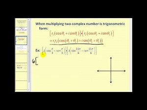 The Product and Quotient of Complex Numbers in Trigonometric Form