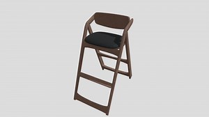 Baby Chair Low poly - 3D model by Watchirin