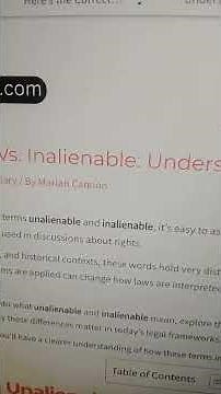 #Unalienable vs. Inalienable #constitution #law #Justaskpaul