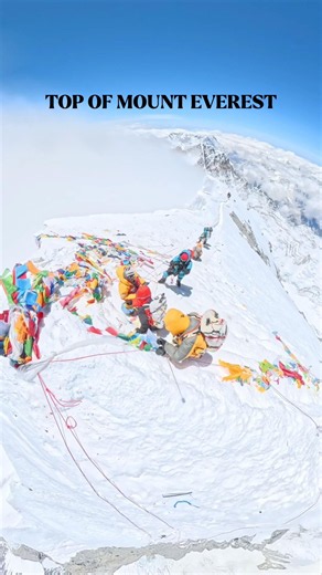Mount Everest Summit: The View from 8,848m #mountains #mounteverest #adventure