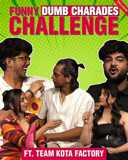 12K views · 42 reactions | The cast of Kota Factory, including Ahsaas Channa, Mayur More, Revathi Pillai, Alam Khan, and Ranjan Raj, recently played a hilarious game of dumb charades. They entertained fans by acting out different clues and guessing each other's gestures, showcasing their fun chemistry off-screen. Exclusive | Bollywood Now | Facebook