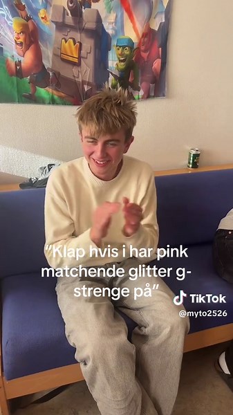 Pink Glitter G-Strings at Vandelefterskole Event