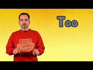 TOO BSL | British Sign Language for TOO | Sign TOO BSL | Sign Language for TOO | How to Sign TOO