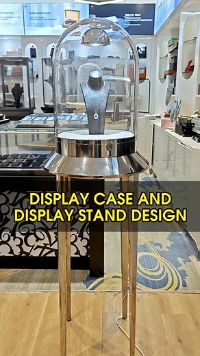  The perfect combination of jewelry display cases and display racks...