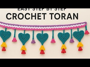 Easy Crochet Toran Tutorial | Step by Step Wall/Door Hanging Decoration
