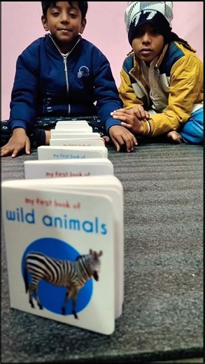 My First Book of Wild Animals Unboxing 🎉 | Kids' Educational Book Review | Fun Learning with Book 📚✨