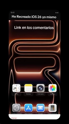 iOS 26 Creado por mi Link en los comentarios