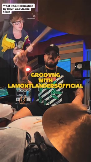 Triple D on Instagram: "@lamontlandersofficial —————————————————— How nasty is this?!?! This dude has one of the most insane voices of our time! His music is so goooood! Go spin this mans stuff and give him a follow! Enjoy and thanks for watching! 🫡 —————————————————— #drummer #remix #lamontlanders #rhcp #califronication"