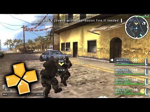 SOCOM US Navy Seals Tactical Strike PPSSPP Gameplay Full HD / 60FPS
