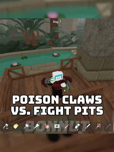 Poison Claws vs Fight Pits 🔥 99 nights in the forest #roblox #99nights #99nightintheforest