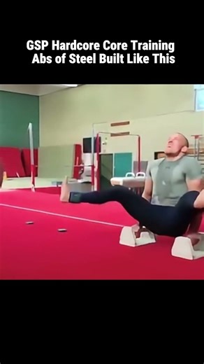 GSP Hardcore Core Training Abs of Steel Built #gsp #mma #shorts