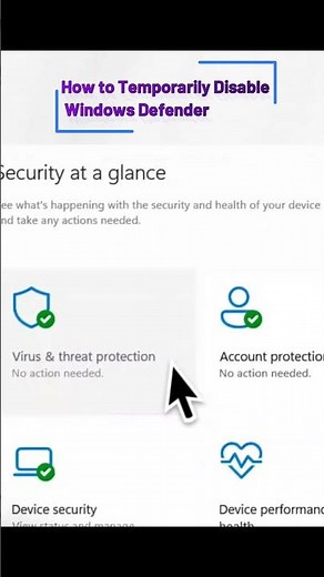 How to Temporarily Disable Windows Defender