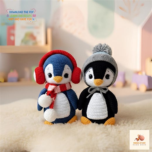 Crochet Penguin Amigurumi Plush: Winter Gift (PDF Pattern) - Etsy Canada