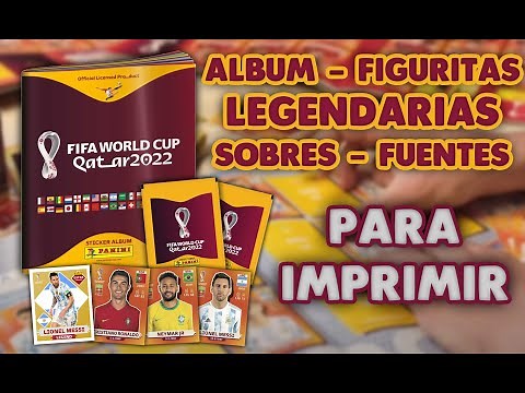 Álbum - Figuritas Mundial Qatar 2022 Panini para imprimir