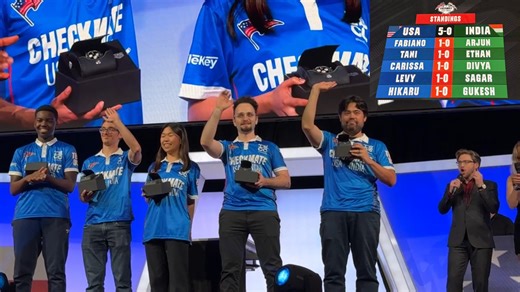 Watch part four of the video as we give you exclusive footages from the match, Checkmate: USA vs India. This was more than just a match, it was the build up, the emotions, the drama, the excitement and so many more things. Enjoy some key moments and highlights. Video: ChessBase India By Aditya Sur Roy #chess #chessbaseindia #usa #india | ChessBase India