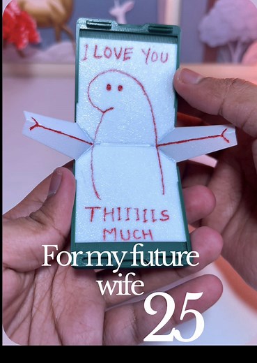 Day 25 — I 3D printed a Love Letter Box, designed to store small notes, messages, or keepsakes inside. Simple structure, clean finish, and made for holding something meaningful. A thoughtful DIY 3D-printed storage box for letters and memories. Designer: MakerWorld Creator (ondisek00) Follow me and Comment “STL” for the STL file. [3dprinting | 3dprinted | loveletterbox | giftbox | valentinesgift | diy | keepsakebox | homedecor | stlfile | 3dprinter] #asmr #3DPrinting #3DPrinted #giftbox