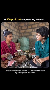 636K views · 8.5K reactions | Do you know any inspiring women? In a small village in Gujarat, this 500-year-old art is practiced by women. Waha ki aurtein iss se khud ka paisa kamati hai, apna ghar chalati hai aur apne shaukh pure karti hai. They say "ye kala dikhati hai ki naari me kitni shakti hai". Full video is out on my YouTube channel. Link in bio. | KK Create | Facebook