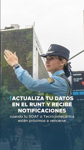 ⚠️Avoid fines! Update your information in the RUNT to receive alerts about your vehicle.