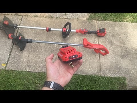 Craftsman V20 Battery Weedeater Review (13” and 10”) - Battery=Easier