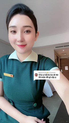 Replying to @clyy🐣 #tiepvienhangkhong #evaair #flightattendant #crewlife