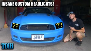 Installing craziest custom headlights on 2013 Mustang GT revealed