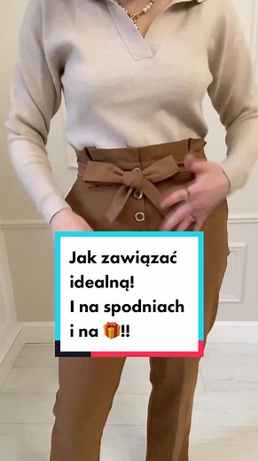 Jak zawiązać kokardę na sukience i bluzce