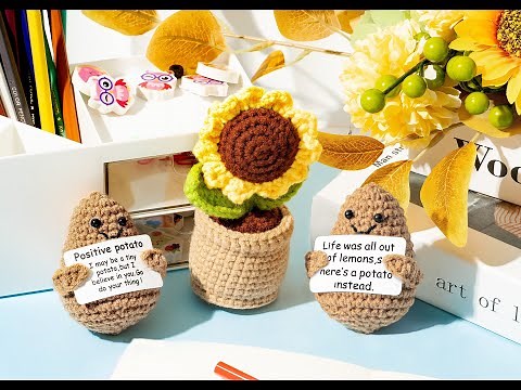 Positive Potato Crochet Kit Detailed Instructional Video