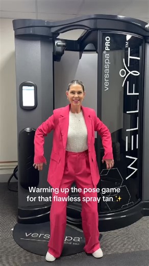 Sunless Australia | Norvell ~ VersaSpa ~ WELLFIT ~ Mystic Tan on Instagram: "💡 Tip: There are 4 key poses for your perfect spray tan in the VersaSpa Pro, demonstrated by our Managing Director, Karen! ✨ Master these poses to ensure an even, flawless tan every time. 🌟 👉 Learn more at sunlessaustralia.com.au 📞 1800 960 010 #SunlessAustralia #VersaSpaPro #SprayTan #Tan #Tanned #Tanning #TannedSkin #GlowGetter #SprayTanTips #FlawlessTan"