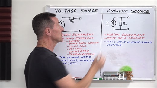 EEVblog 1397 - DC Fundamentals Part 2： DC Voltage & Current Source Theory