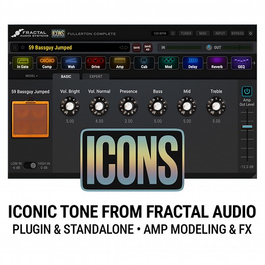 ICONS by Fractal Audio – Premium Amp Modeling Plugin  FX