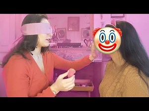 BLINDFOLD MAKEUP CHALLENGE.. IT WENT SO WRONG 😱