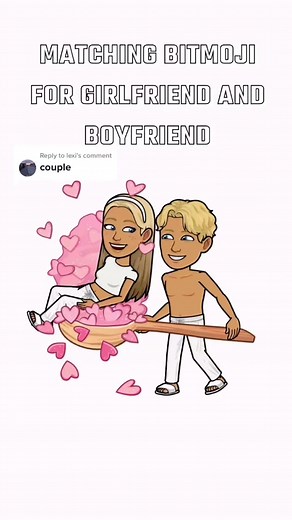Matching Bitmoji Outfits for Boyfriend and Girlfriend - Snapchat Couple Ideas