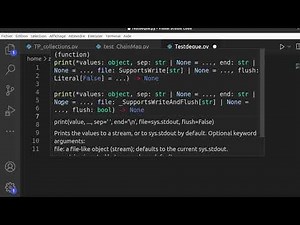 POO en Python : Les collections / deque