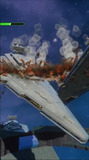 Star Wars: Rogue One – Star Destroyer Collision Recreated