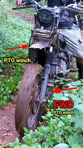 FWD + PTO winch 2x2 off-road motorcycle