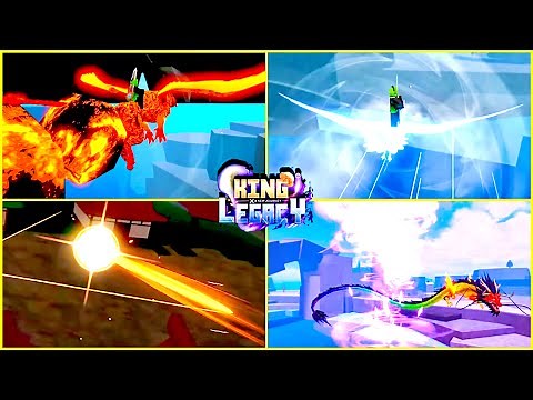 King Legacy Update 3.5 HUGE Review ! | Magma V2 - ICE V2 - LIGHT V2? | Visual Revamps , New Boss ++