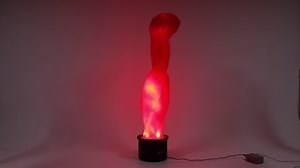 Fake Fire Flame Light, 5.9ft LED Flame Lamp Stage Lights with Fan Cover & Heat Diss Holes, 10 LED Light Beads（3W）Artificial Flames Simulated Stage for DJ Party Lighting Halloween Nightclub Campfire