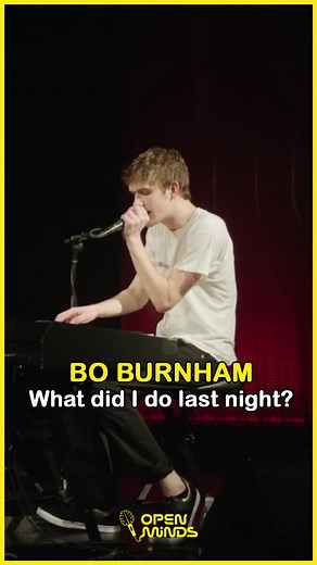 Bo ❤ 🎤 Bo Burnham 👉🏼 Tratto dal suo comedy special "What." [2013] #openminds #standupcomedy #standupcomedyita #boburnham #canzone #serata #standup #subita #comicitá #citazioni | Open Minds - Stand-Up Comedy