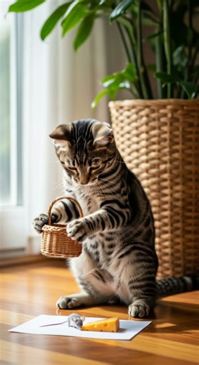 LOL! One bite of cheese and...cat drops the funniest face ever #catsoftiktok #funnycats #cheeselover