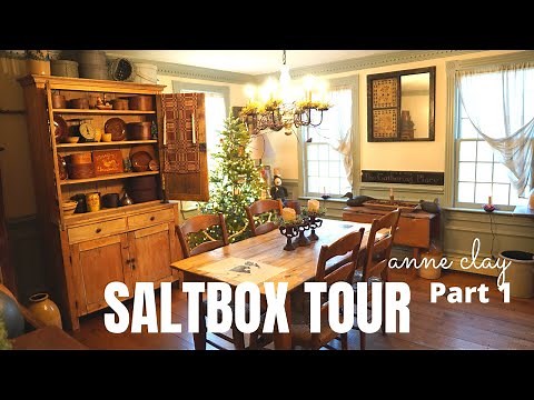 Christmas Home Tour New England SALTBOX/Decorating Inspiration/Lainey's House
