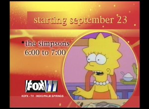 Simpsons promo