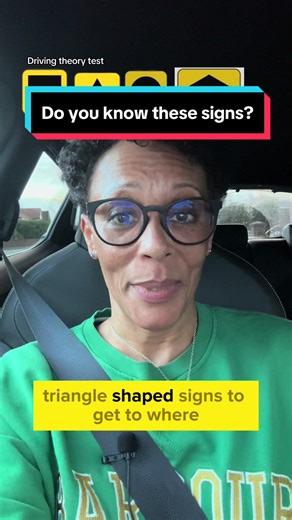 Understanding Black and Yellow Road Signs: Theory Test Practice Guide