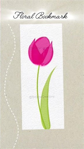 Flower Bookmark 🌸 #shorts #art #painting #bookmark #aesthetic #diy #flowers #digitalart #nasheed