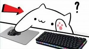 Bongo cat keyboard/mouse on you obs stream labs