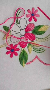 Cross stitch herringbone stitch hand embroidery #basicembroideryabc #sewing #embroidery | Basic Embroidery ABC