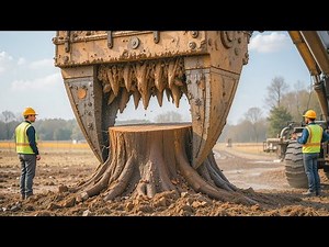 World's Heavy Duty Tree Shredding Monsters - Fastest Huge Stump Grinding Land Clearing Machines