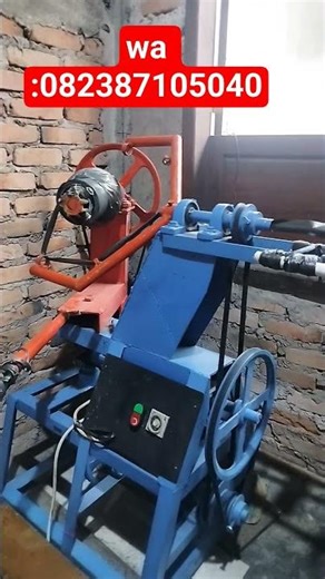 Part 4316 !! Pineapple and Can-Style Raffia String Winding Machine Equipped with an Automatic Timer