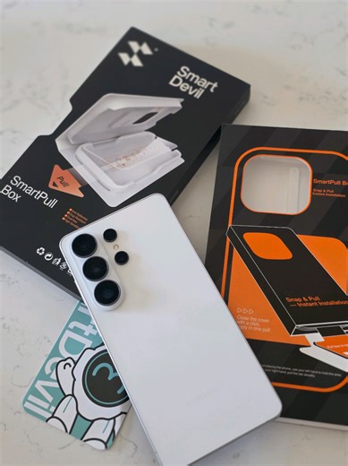 Big thanks to @smartdevil_us for gifting me this Smart Pull Box! 😍 Installing a screen protector has never been this easy. Just place your Galaxy S26 Ultra in the box, pull the tab, and it installs itself perfectly. No bubbles, no dust, no stress. Go get yours and see for yourself! #GalaxyS26Ultra #SmartDevil #ScreenProtector #TechMadeEasy #SatisfyingTech BubbleFree PhoneProtection GadgetGoals]
